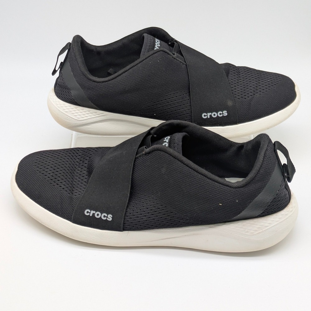Crocs Men's Black Slip-On Athletic Sneakers